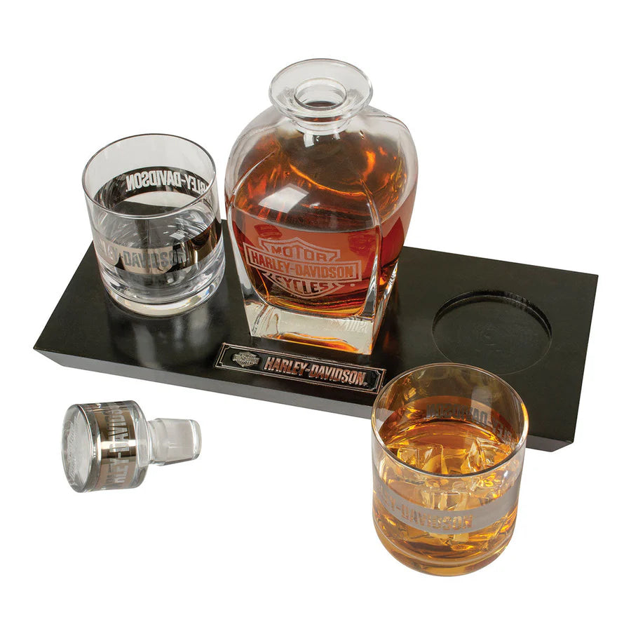 
                  
                    Harley-Davidson® Signature Decanter Set | Four Piece Set
                  
                