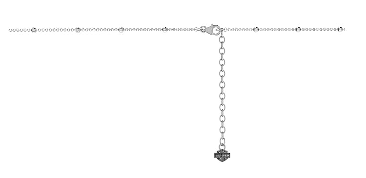 Harley-Davidson® Women's Satellite Chain Adjustable Layering Necklace
