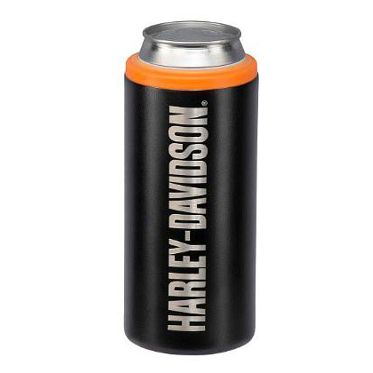 Harley-Davidson® Signature Slim Can Cooler | Stainless Steel