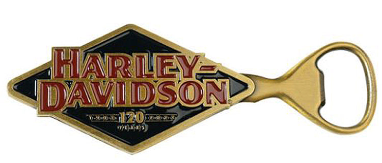 
                  
                    Harley-Davidson® 120th Anniversary Bottle Opener | Collectors' Quality
                  
                
