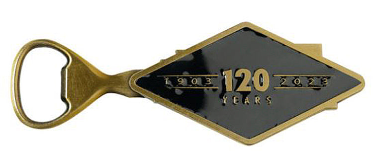 
                  
                    Harley-Davidson® 120th Anniversary Bottle Opener | Collectors' Quality
                  
                
