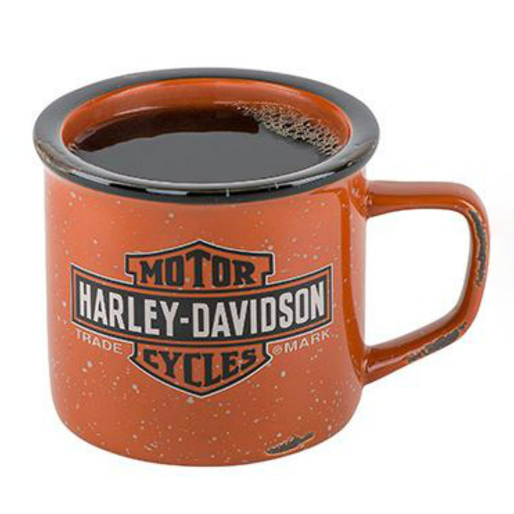 Harley-Davidson® Trademark Logo Campfire Mug | Long Bar & Shield®