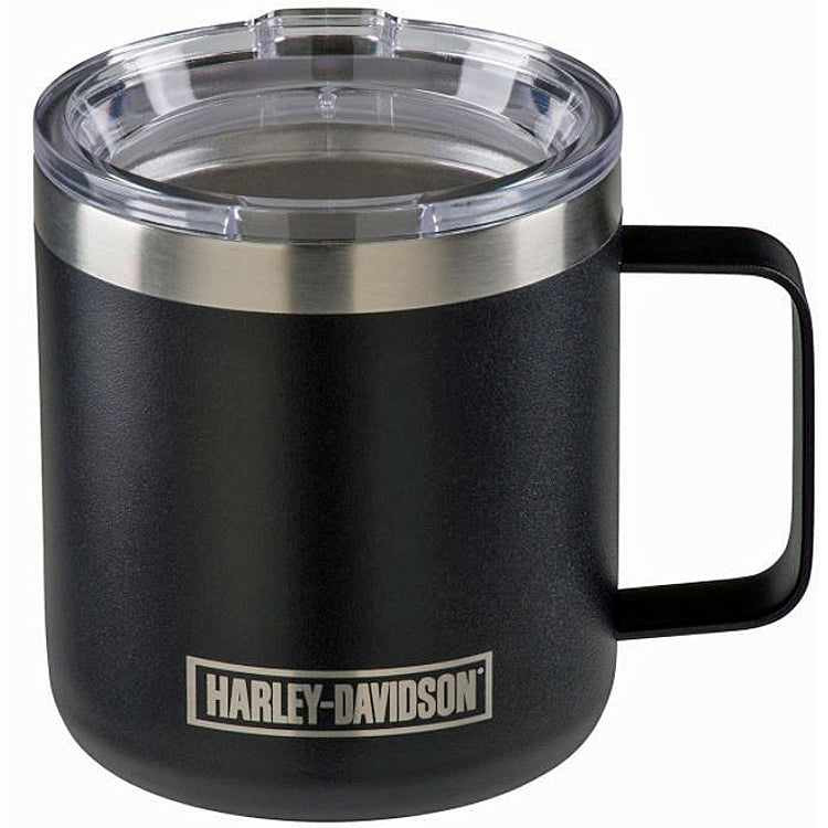 Harley-Davidson® Stainless Steel Coffee Mug | Includes Clear Lid