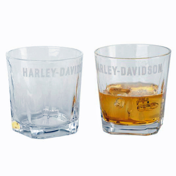 Harley-Davidson® Rocks Glass Set | Set Of Two Glasses