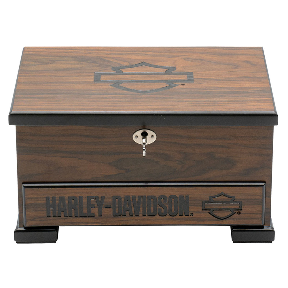 
                  
                    Harley-Davidson® Open Bar & Shield® Jewelry Box
                  
                