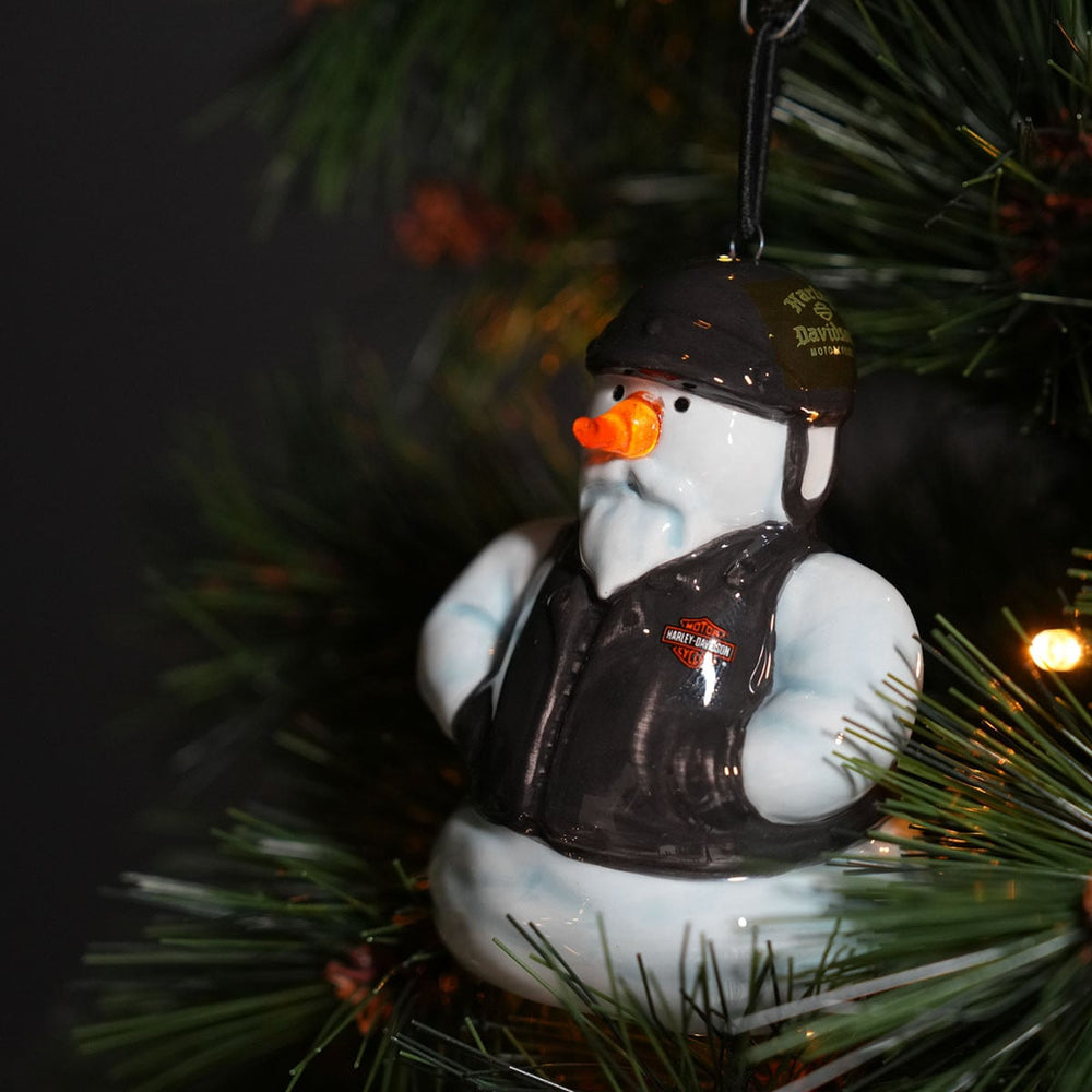 
                  
                    Harley-Davidson® Biker Snowman LED Ornament
                  
                