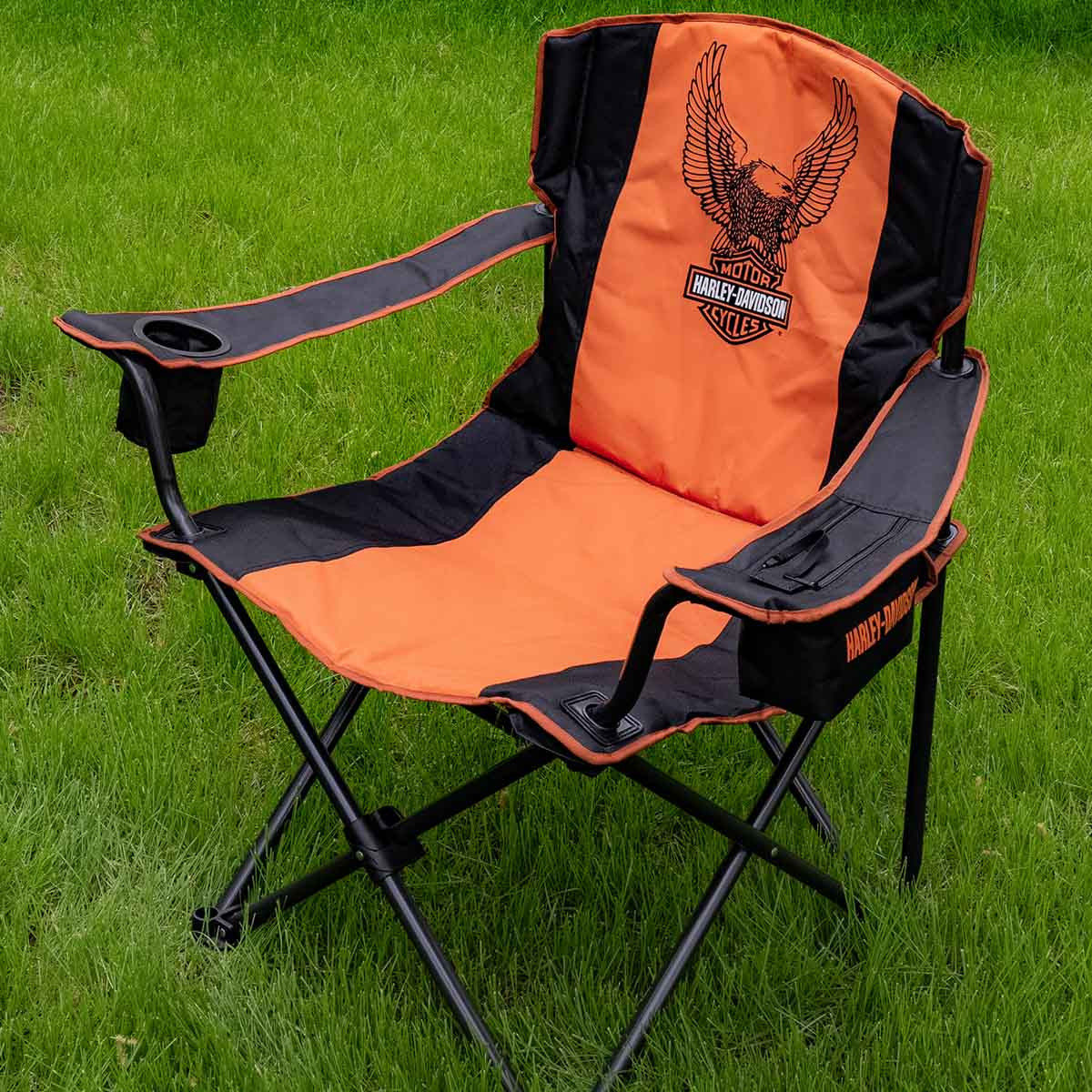 
                  
                    Harley-Davidson® Bar & Shield® Eagle Folding Chair
                  
                