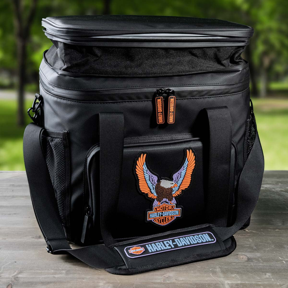 Harley-Davidson® Vivid Bar & Shield® Eagle Soft Cooler | House of