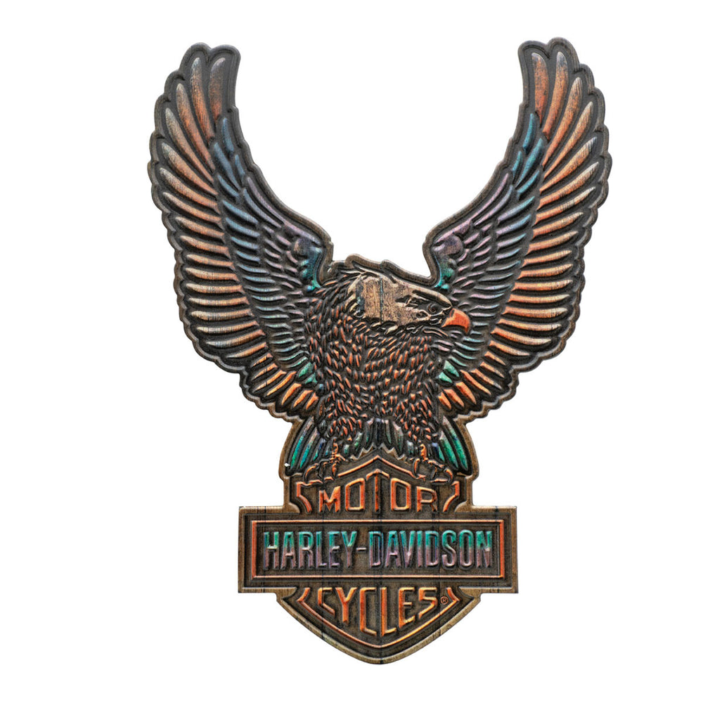 Harley-Davidson® Vivid Bar & Shield® Eagle Outdoor Sign