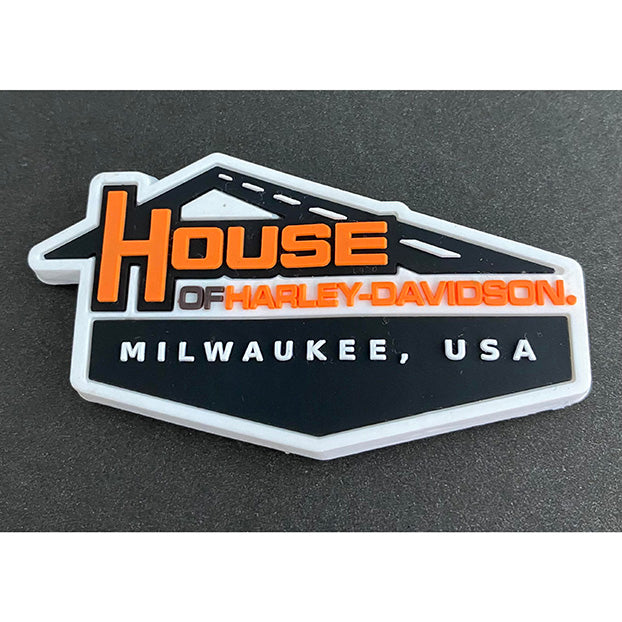House of Harley-Davidson® Vintage Custom Logo Magnet | Small