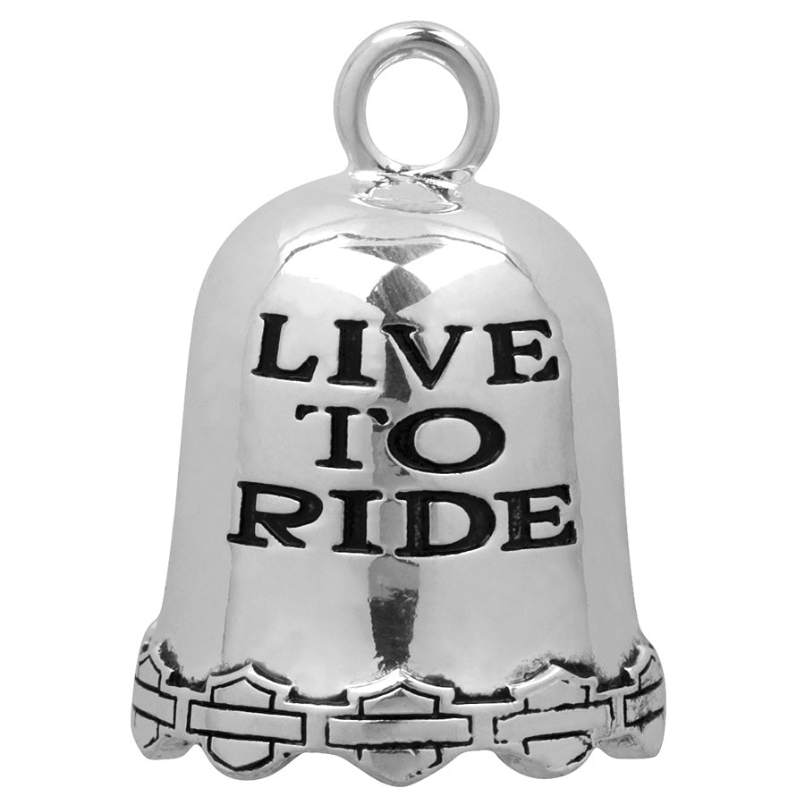 Harley-Davidson® Silver-Tone Ride Bell | Live to Ride | Bar & Shield®