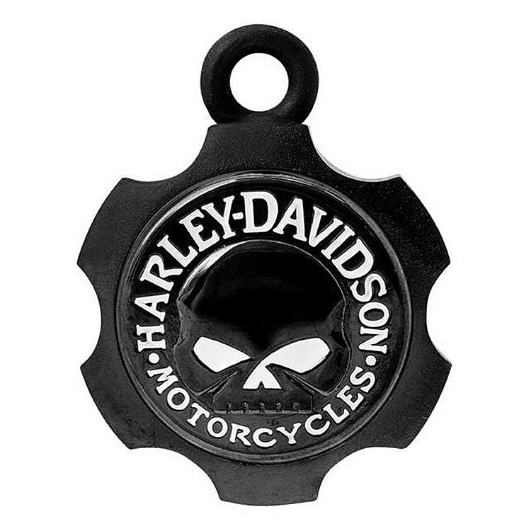 Harley-Davidson® Black Axel Skull Ride Bell | Willie G® Skull