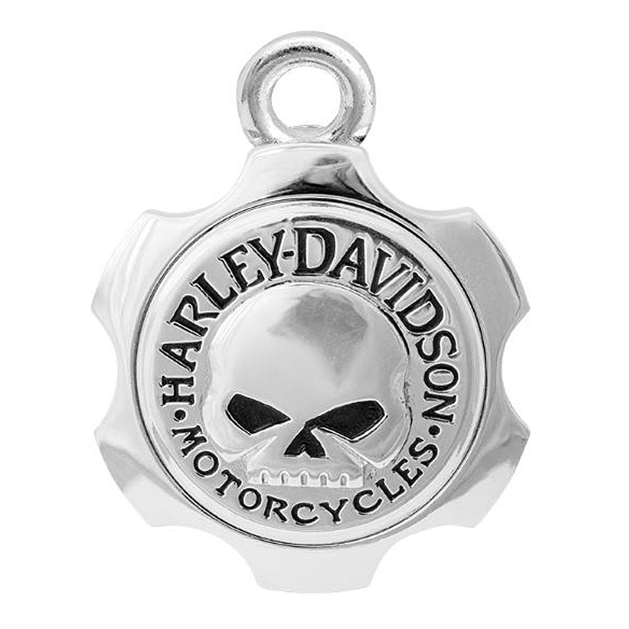 Harley-Davidson® Silver-Tone Axel Skull Ride Bell | Willie G® Skull