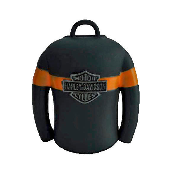 
                  
                    Harley-Davidson® Black & Orange Leather Jacket Ride Bell | Bar & Shield®
                  
                