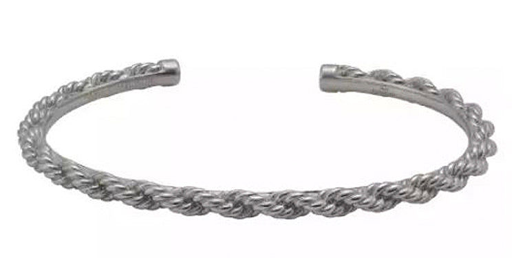 Harley-Davidson® Women's Sculpted Rope Cuff Bracelet | Two Sizes