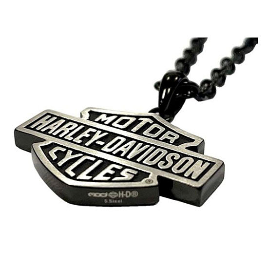 
                  
                    Harley-Davidson® Men's Black Edge Bar & Shield® Medallion Necklace
                  
                
