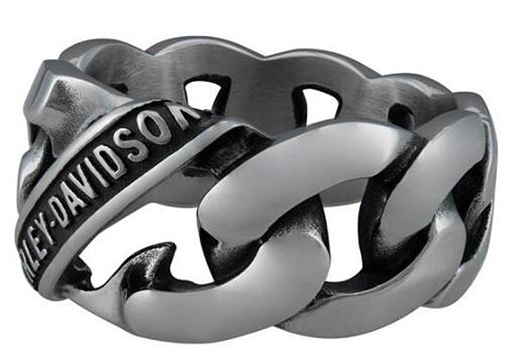 
                  
                    Harley-Davidson® Men's Banner Curb Link Signature Ring
                  
                