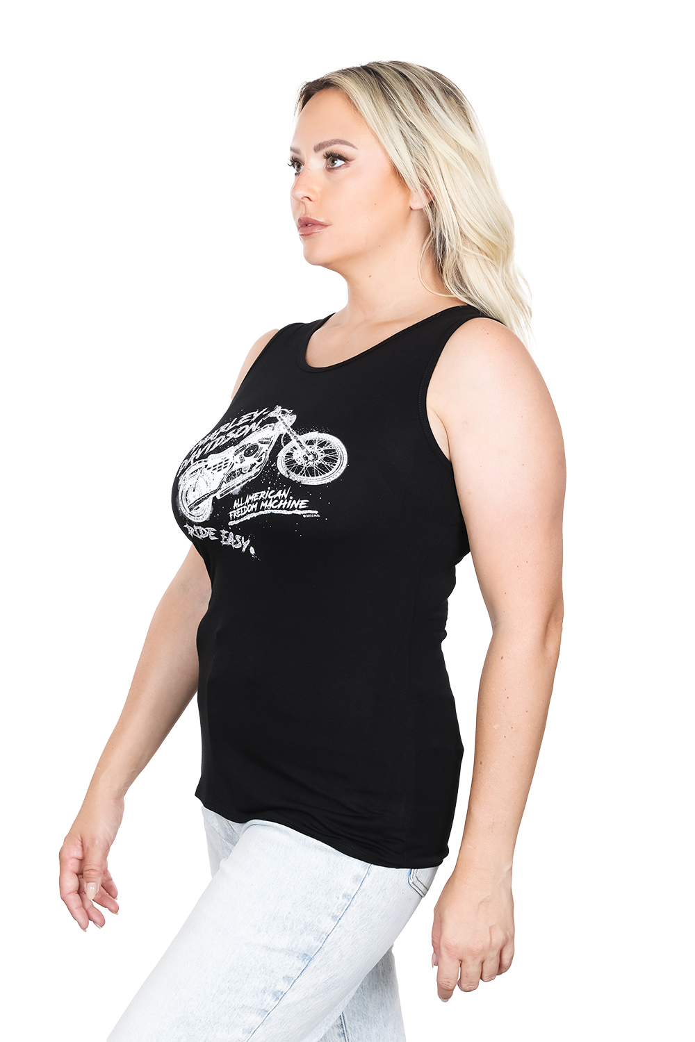 Harley-Davidson® Women's Ride Easy Tank Top | Rhinestone Embellished