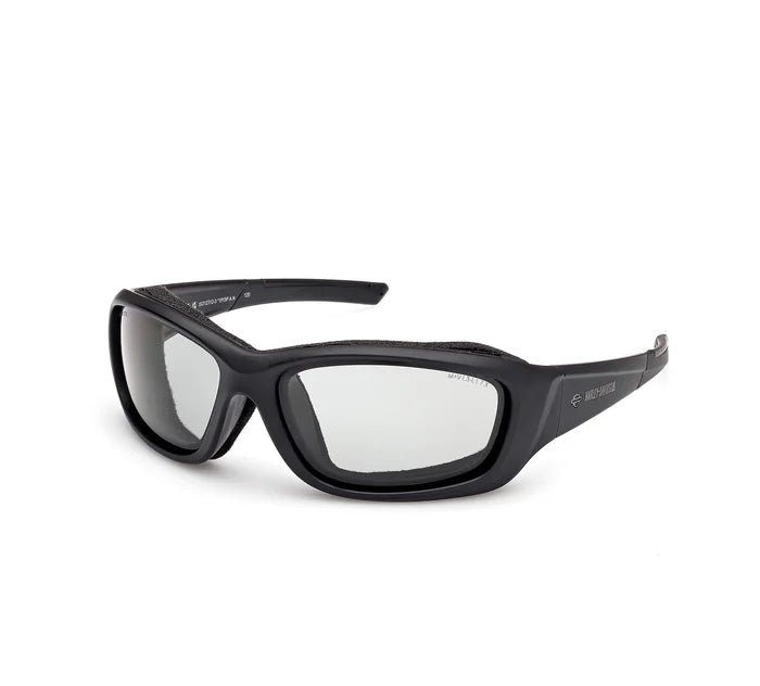 Harley-Davidson® MAJESTIC Motorcycle Riding Sunglasses - Black, Clear Smoke