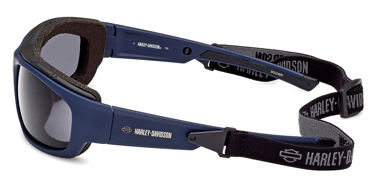 
                  
                    Gafas de sol para motociclista Harley-Davidson® SOLDIER - Azul mate, ahumado
                  
                