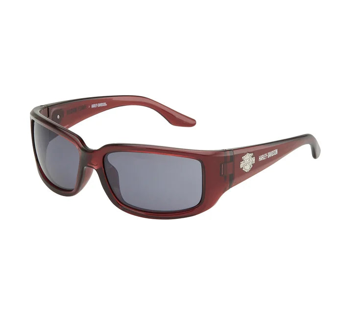 Harley-Davidson® RACE HER Motorcycle Riding Sunglasses - Shiny Pink, Gray