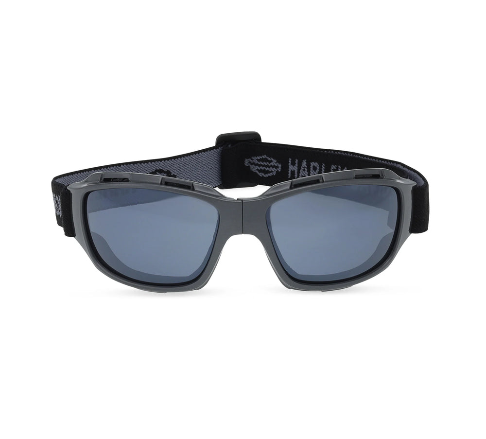 
                  
                    Harley-Davidson® Battery Rectangular Foldable Motorcycle Riding Goggle - Black, Grey
                  
                
