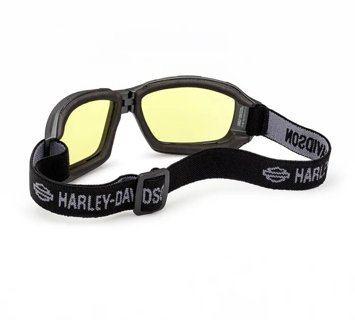 
                  
                    Gafas de moto plegables rectangulares con batería Harley-Davidson® - Negro mate, amarillo
                  
                