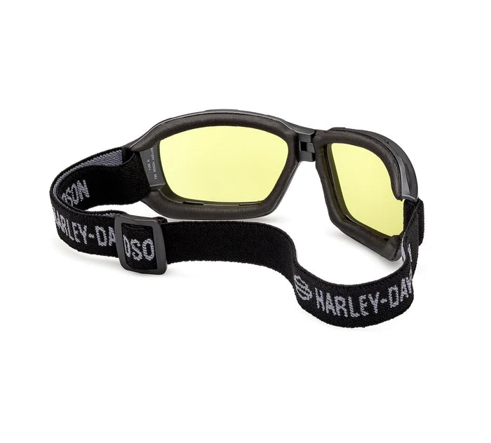 
                  
                    Gafas de moto plegables rectangulares con batería Harley-Davidson® - Negro mate, amarillo
                  
                