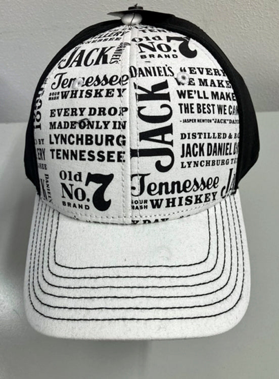F&M Hat Company Unisex Jack Daniel's® Repeating Script Baseball Cap | One Size Fits Most