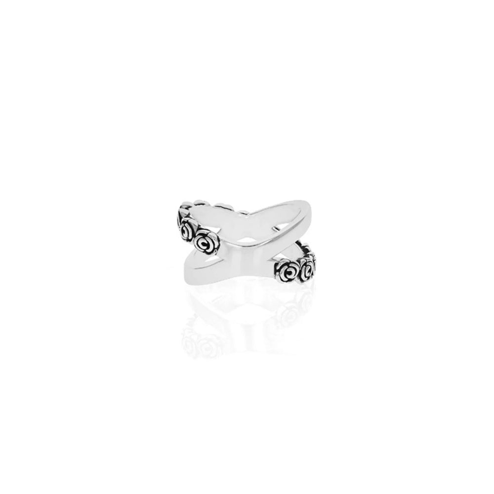 
                  
                    King Baby® Women's Baby Rose X Cross Ring
                  
                