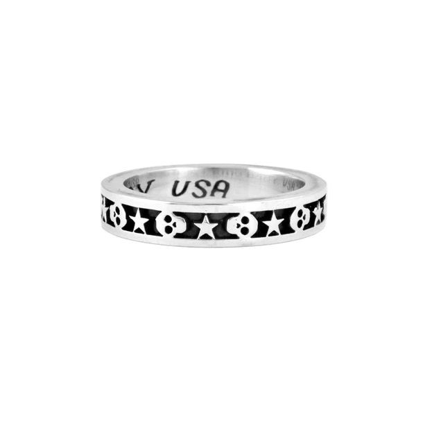 King Baby® Stackable Skull & Star Ring