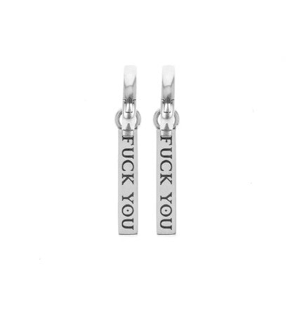 King Baby® Fuck You Bar Earrings