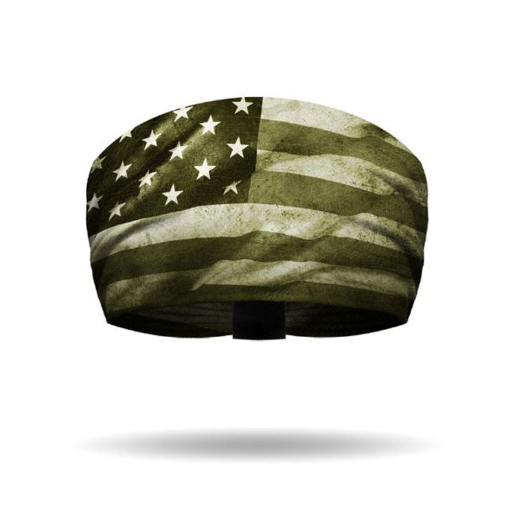 That's A Wrap!® Old Glory Knotty Band™ Head Wrap | Olive Green