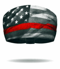 That's A Wrap!® That's A Wrap!® Service Flag Knotty Band™ Head Wrap | Red Line