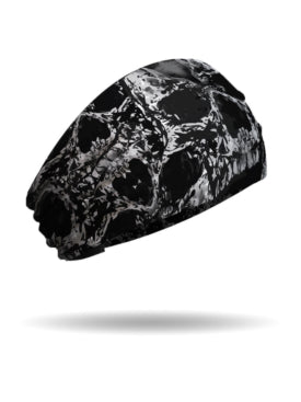 That's A Wrap!® Skull Wars Knotty Band™ Head Wrap | Grey