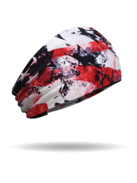 That's A Wrap!® Women's Star Gazer Knotty Band™ Head Wrap | Red, White & Black