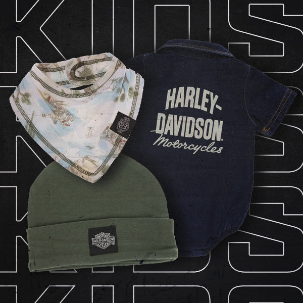 Harley-Davidson® Boys' Laundered Faux Leather Racer Jacket – House