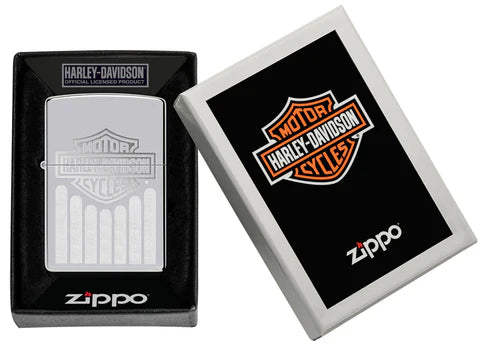 Harley-Davidson® Lazer H-D Chrome Zippo® Lighter