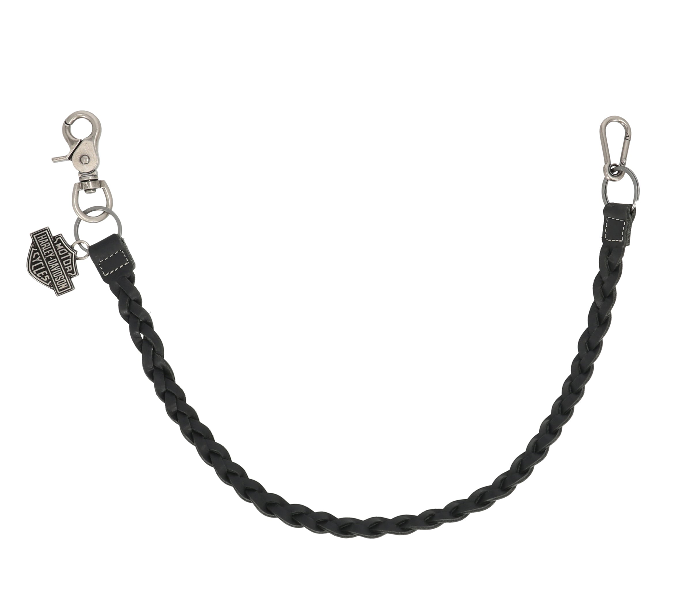 Harley-Davidson® Braided Leather Wallet Chain – House of Harley®