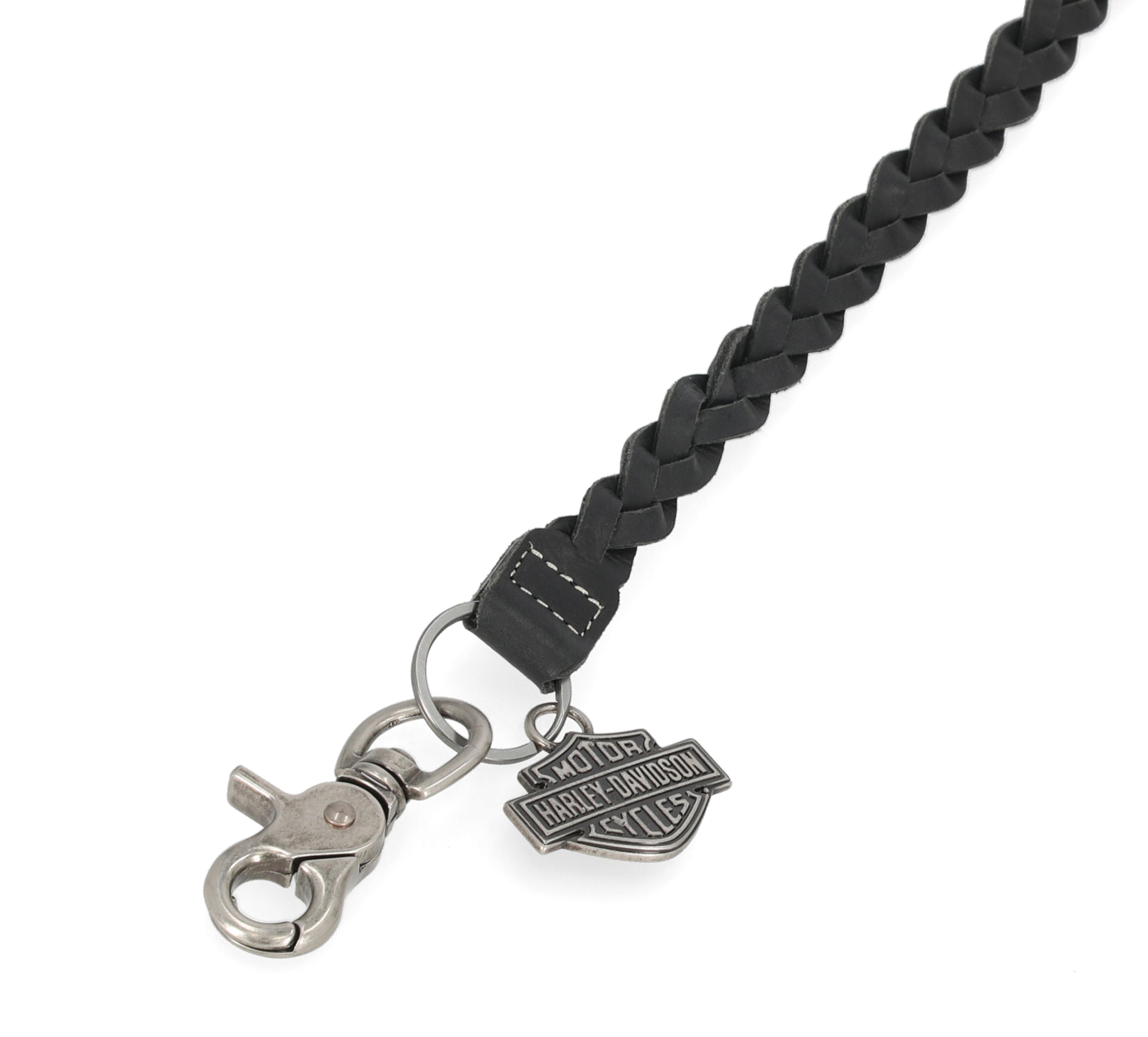 Harley-Davidson® Braided Leather Wallet Chain – House of Harley®