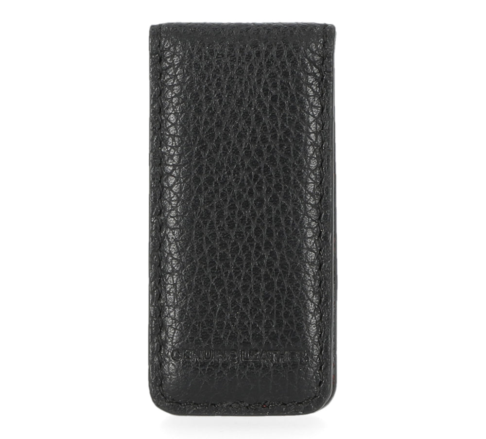 
                  
                    Harley-Davidson® Bar & Shield® Money Clip | Black Leather | Magnetic Close
                  
                