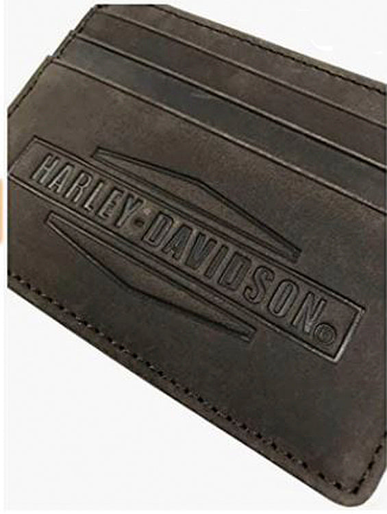 
                  
                    Harley-Davidson® Men's Crazy Horse Front Pocket Wallet | Brown | RFID Protection
                  
                