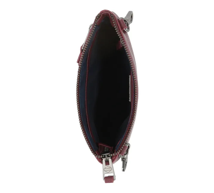 Harley-Davidson® Women's Classic Leather Crossbody | Oxblood