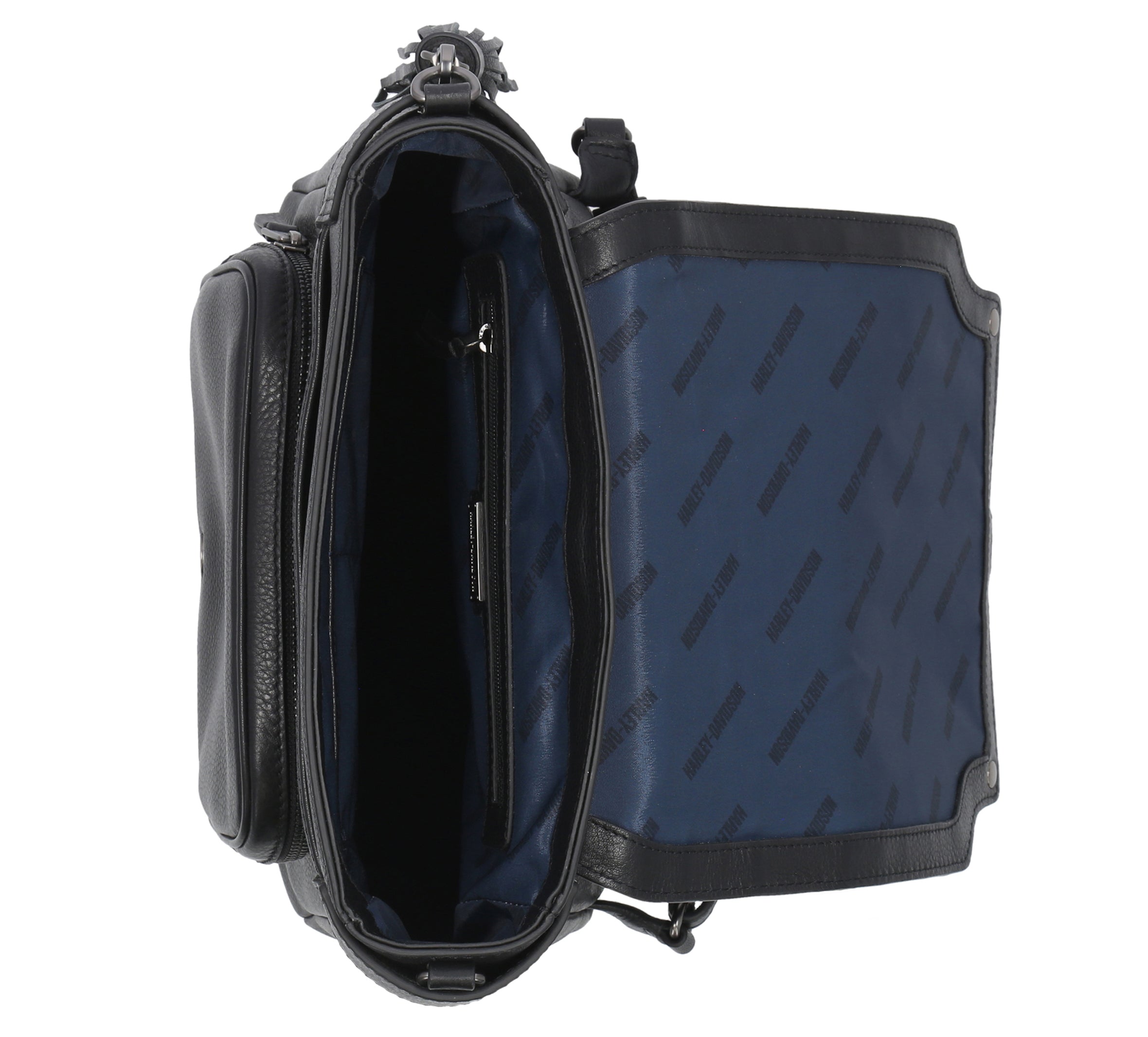 Harley-Davidson ブラックレザーリュック Harley-Davidson® Women's Classic Leather Backpack | Black – House