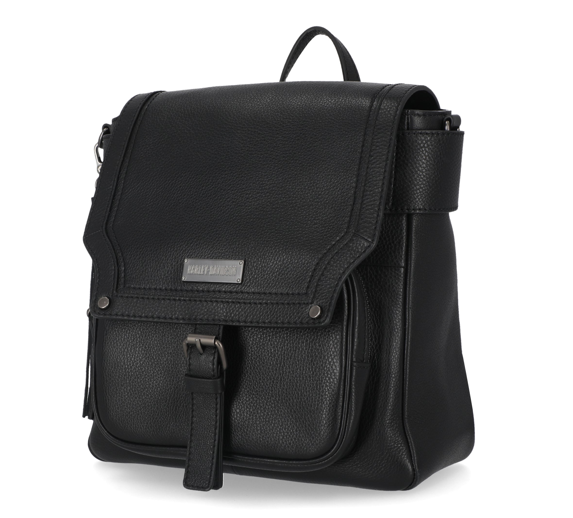 Harley-Davidson ブラックレザーリュック Harley-Davidson® Women's Classic Leather Backpack | Black – House
