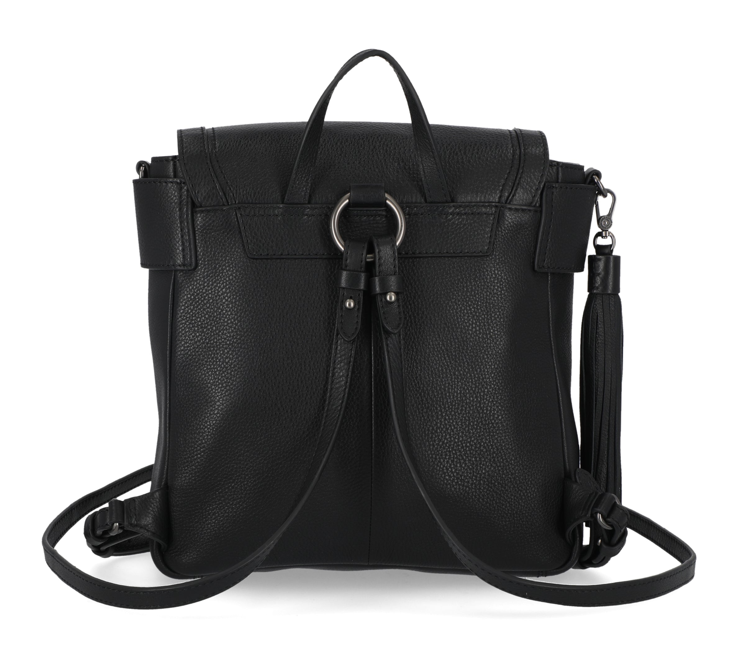 Harley-Davidson® Women's Classic Leather Backpack | Black – House