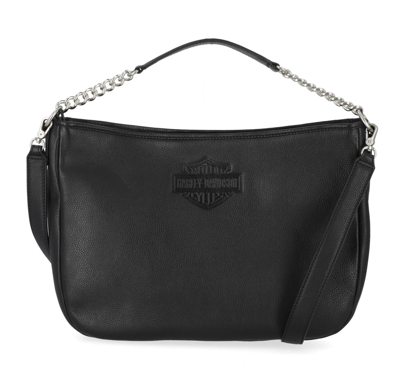 
                  
                    Harley-Davidson® Women's Iconic bar & Shield Chain Hobo Handbag | Detachable Shoulder Strap
                  
                