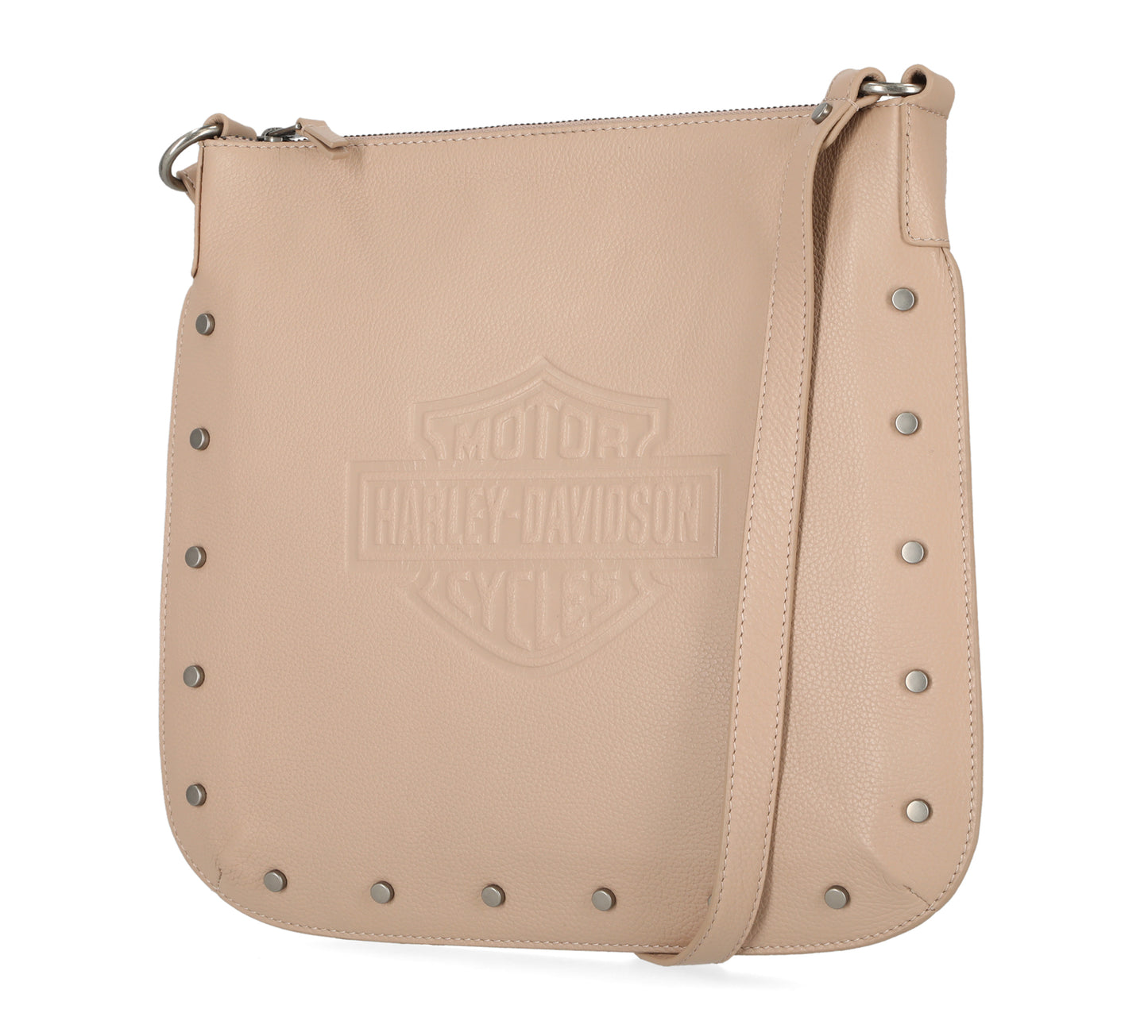 
                  
                    Harley-Davidson® Large Flat Stud Crossbody | Brush
                  
                