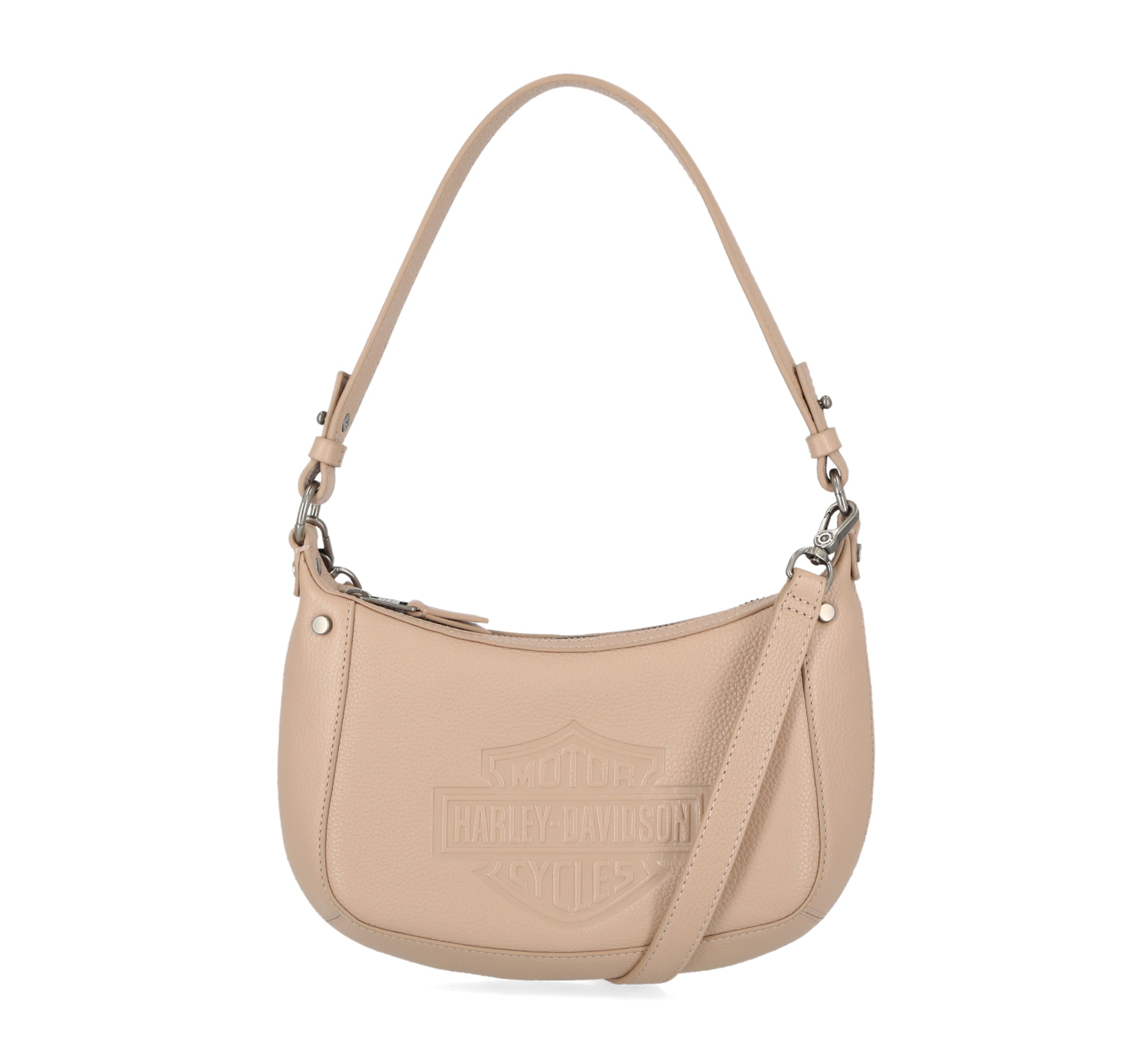Harley-Davidson ホノルル ボストンバッグ ショルダーバッグ Harley-Davidson® Flat Stud Bobo Handbag - Brush | House of Harley®