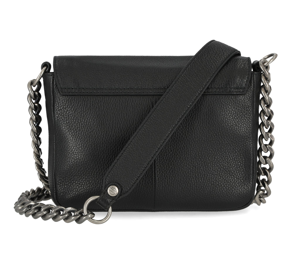 
                  
                    Harley-Davidson® Women's O-Ring Chain Crossbody | Black
                  
                